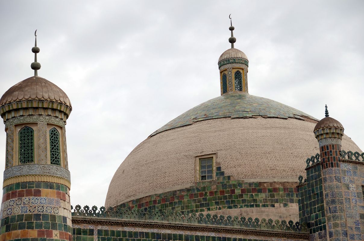 26 Tomb Of Abakh Hoja Roof And Minaret Close Up Near Kashgar